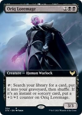 Oriq Loremage (Extended Art), Strixhaven: School of Mages 304