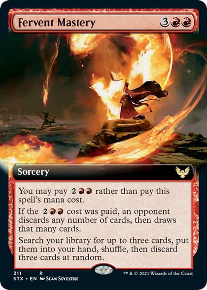 Fervent Mastery (Extended Art), Strixhaven: School of Mages 311