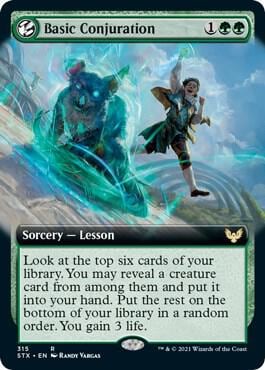Basic Conjuration (Extended Art), Strixhaven: School of Mages 315