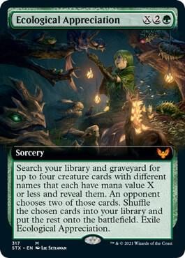 Ecological Appreciation (Extended Art), Strixhaven: School of Mages 317