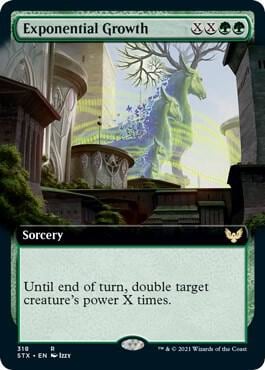 Exponential Growth (Extended Art), Strixhaven: School of Mages 318
