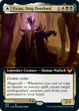 Extus, Oriq Overlord (Extended Art), Strixhaven: School of Mages 323