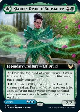Kianne, Dean of Substance (Extended Art), Strixhaven: School of Mages 326