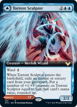 Torrent Sculptor (Extended Art), Strixhaven: School of Mages 331