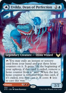 Uvilda, Dean of Perfection (Extended Art), Strixhaven: School of Mages 332