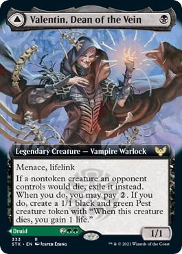 Valentin, Dean of the Vein (Extended Art), Strixhaven: School of Mages 333