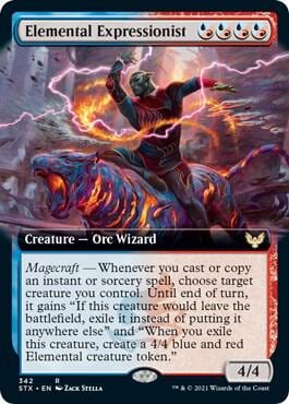 Elemental Expressionist (Extended Art), Strixhaven: School of Mages 342