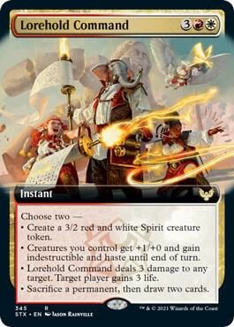 Lorehold Command (Extended Art), Strixhaven: School of Mages 345