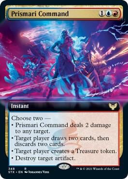Prismari Command (Extended Art), Strixhaven: School of Mages 348