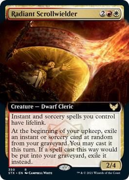 Radiant Scrollwielder (Extended Art), Strixhaven: School of Mages 350