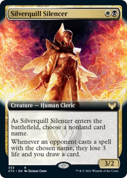 Silverquill Silencer (Extended Art), Strixhaven: School of Mages 353