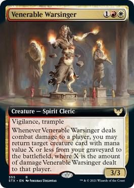 Venerable Warsinger (Extended Art), Strixhaven: School of Mages 355