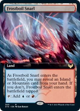 Frostboil Snarl (Extended Art), Strixhaven: School of Mages 360