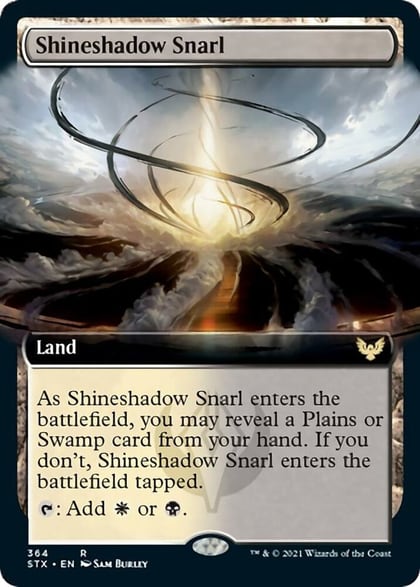 Shineshadow Snarl (Extended Art), Strixhaven: School of Mages 364