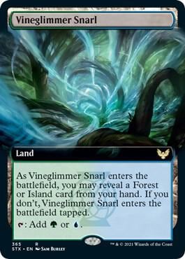 Vineglimmer Snarl (Extended Art), Strixhaven: School of Mages 365