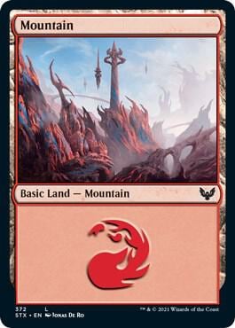 Mountain (372), Strixhaven: School of Mages 372