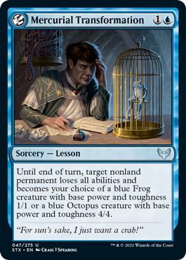 Mercurial Transformation, Strixhaven: School of Mages 47