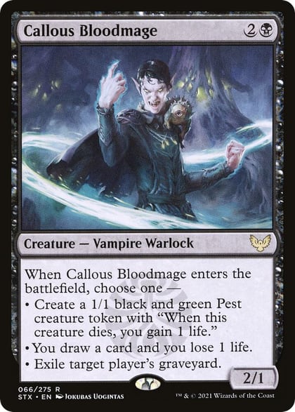Callous Bloodmage, Strixhaven: School of Mages 66