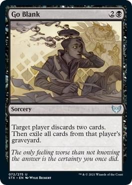Go Blank, Strixhaven: School of Mages 72