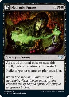Necrotic Fumes, Strixhaven: School of Mages 78