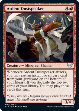 Ardent Dustspeaker, Strixhaven: School of Mages 92