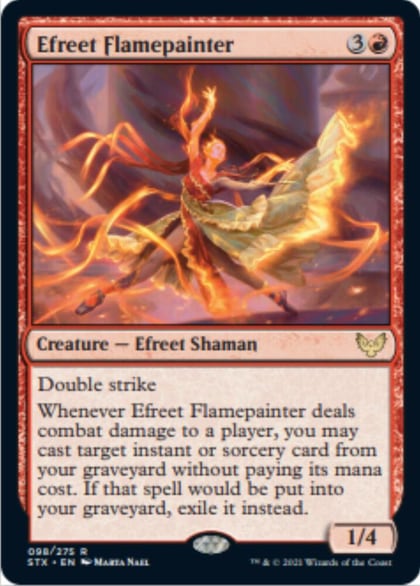 Efreet Flamepainter, Strixhaven: School of Mages 98