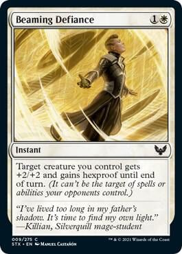 Beaming Defiance, Strixhaven: School of Mages 9