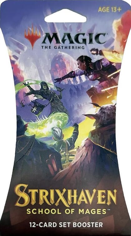 Strixhaven: School of Mages - Sleeved Set Booster Pack, Strixhaven: School of Mages P596372