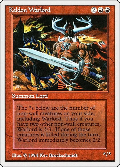 Keldon Warlord, Summer Magic 160