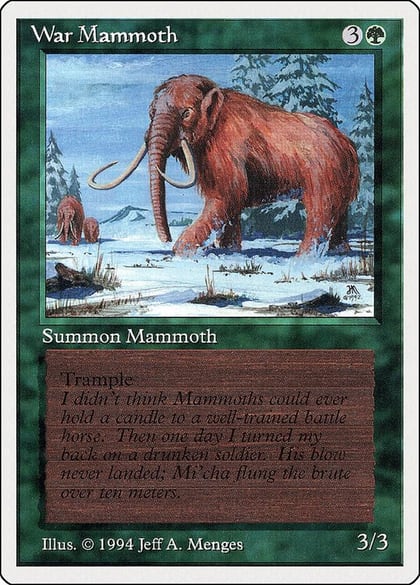 War Mammoth, Summer Magic 228