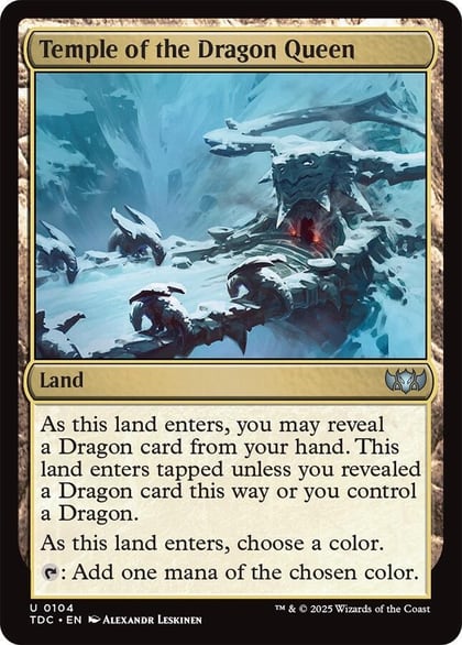 Temple of the Dragon Queen, Commander: Tarkir: Dragonstorm 104