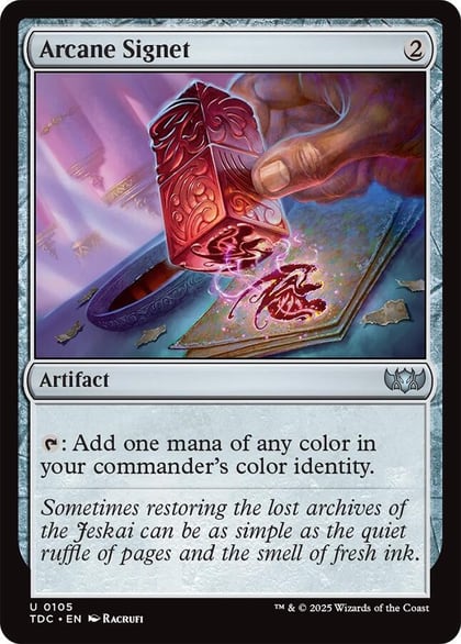 Arcane Signet, Commander: Tarkir: Dragonstorm 105