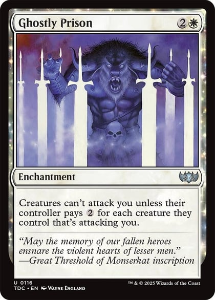 Ghostly Prison, Commander: Tarkir: Dragonstorm 116