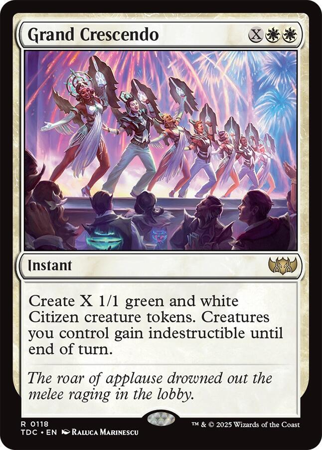 Grand Crescendo, Commander: Tarkir: Dragonstorm 118