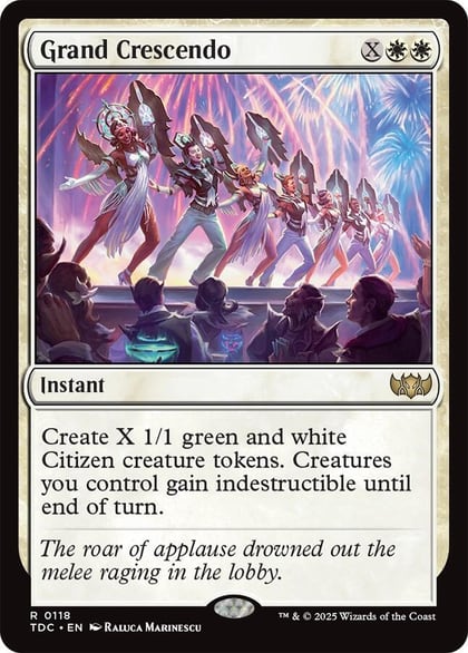 Grand Crescendo, Commander: Tarkir: Dragonstorm 118