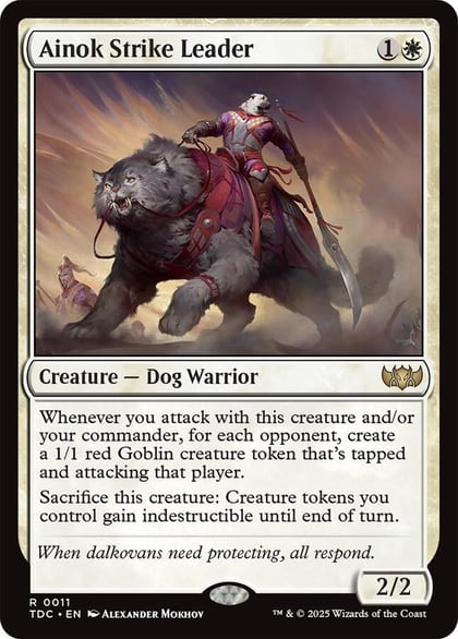 Ainok Strike Leader, Commander: Tarkir: Dragonstorm 11