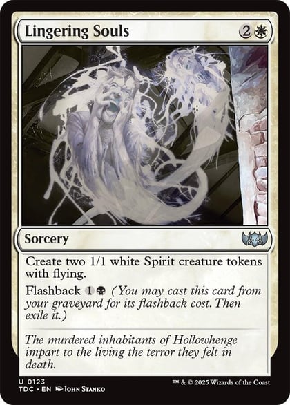 Lingering Souls, Commander: Tarkir: Dragonstorm 123