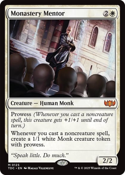 Monastery Mentor, Commander: Tarkir: Dragonstorm 125