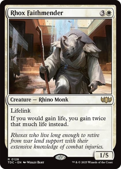Rhox Faithmender, Commander: Tarkir: Dragonstorm 128