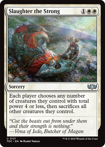 Slaughter the Strong, Commander: Tarkir: Dragonstorm 131