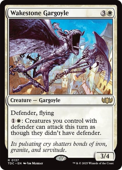 Wakestone Gargoyle, Commander: Tarkir: Dragonstorm 137