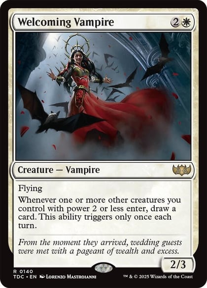Welcoming Vampire, Commander: Tarkir: Dragonstorm 140