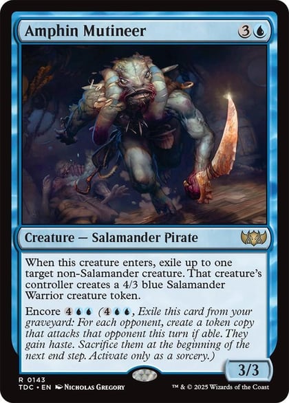 Amphin Mutineer, Commander: Tarkir: Dragonstorm 143