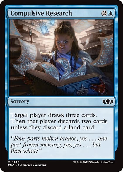 Compulsive Research, Commander: Tarkir: Dragonstorm 147