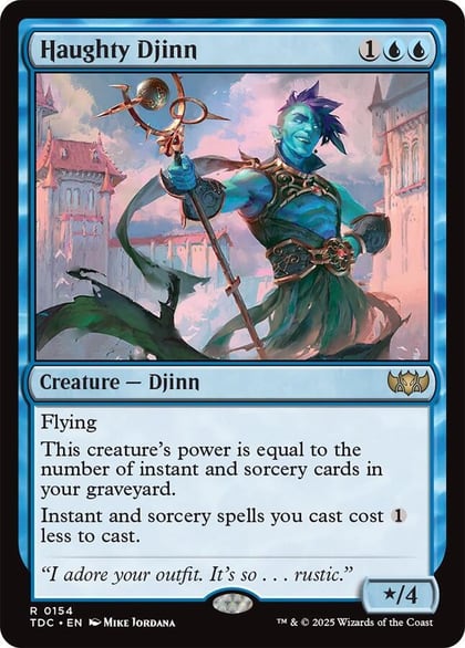 Haughty Djinn, Commander: Tarkir: Dragonstorm 154
