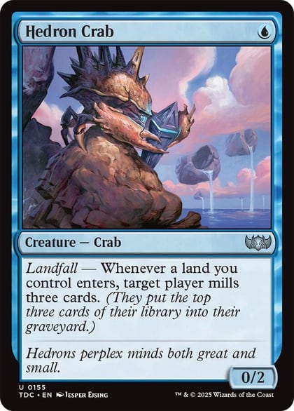 Hedron Crab, Commander: Tarkir: Dragonstorm 155