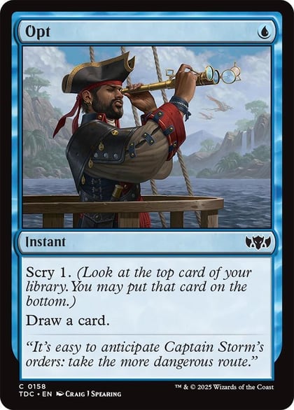 Opt, Commander: Tarkir: Dragonstorm 158