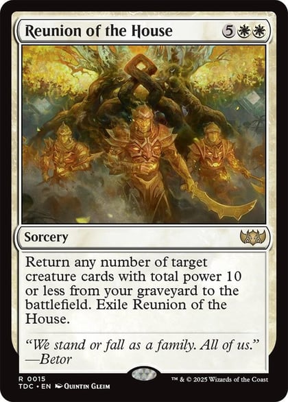 Reunion of the House, Commander: Tarkir: Dragonstorm 15