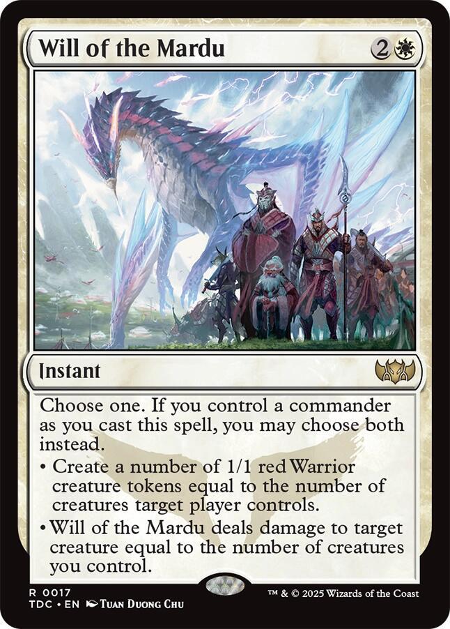Will of the Mardu, Commander: Tarkir: Dragonstorm 17