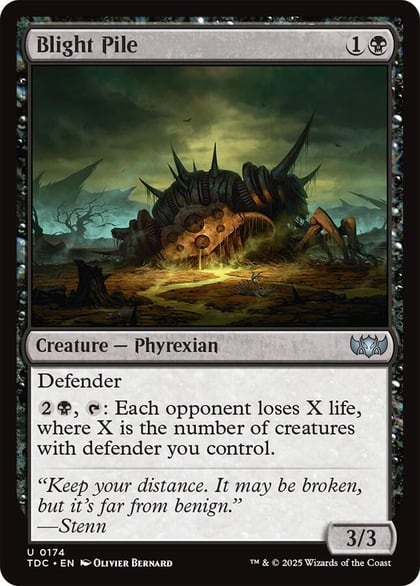 Blight Pile, Commander: Tarkir: Dragonstorm 174